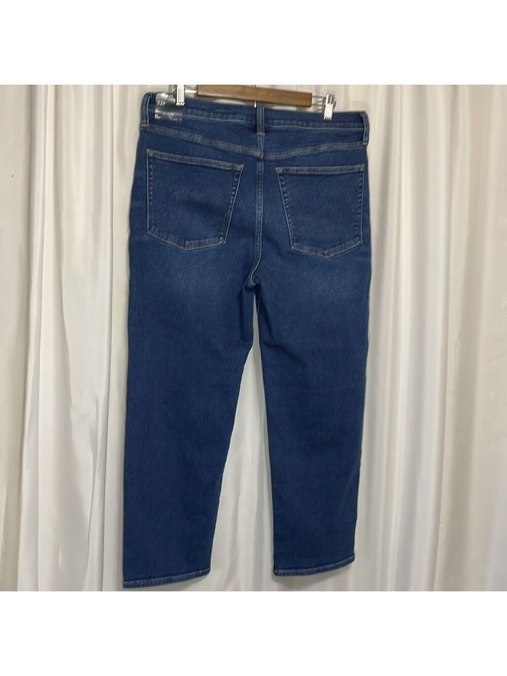 J.CREW STOVEPIPE SIGNATURE STRETCH PETITE JEANS SZ 32 - Picture 4 of 12